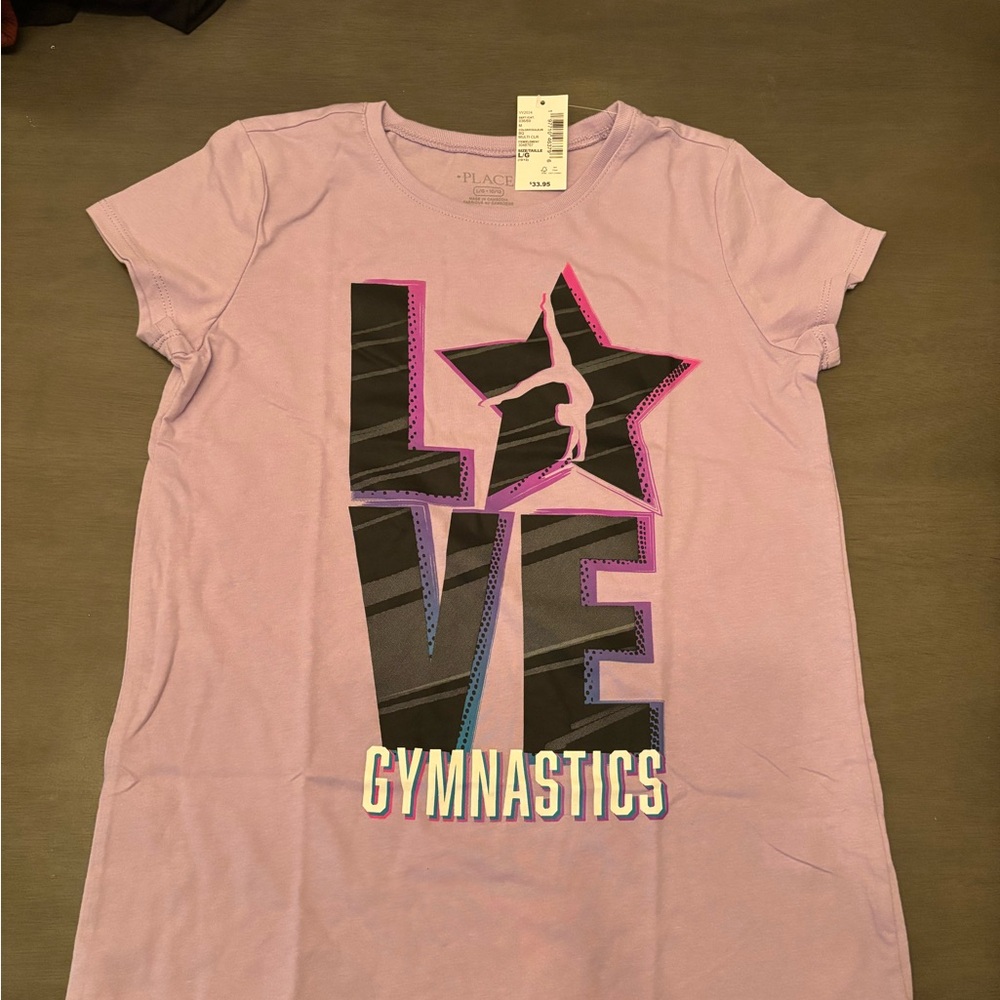 The Children's Place Love Gymnastics T-Shirt - Purple